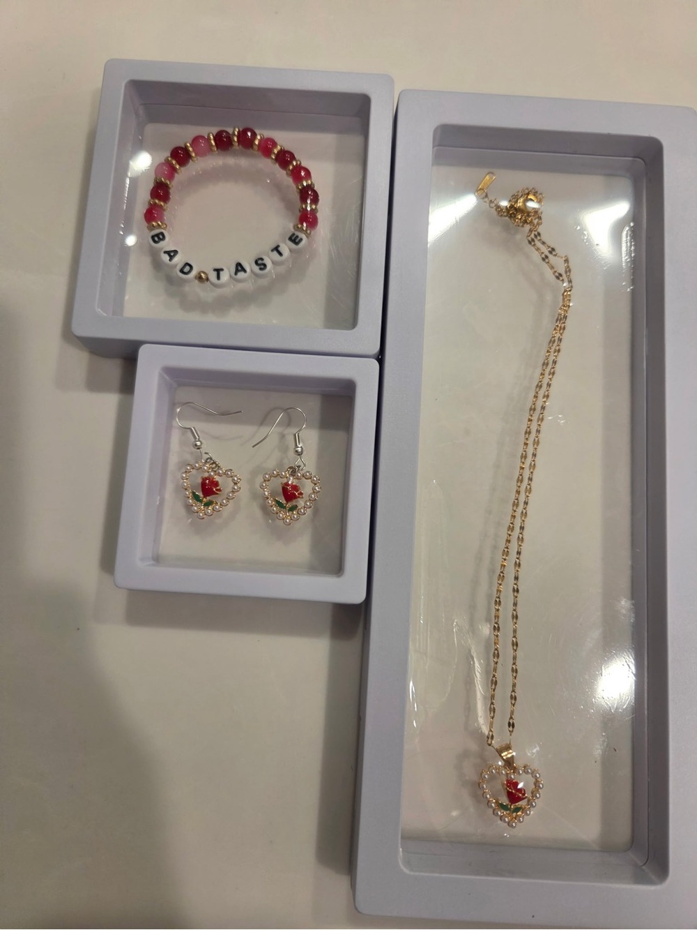 Bad taste freya skye jewelry set new handmade by me